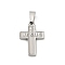 304 Stainless Steel Pendants, Cross with Word Jesus Charm, Anti-Tarnish, Stainless Steel Color, 24x16.5x10mm, Hole: 6x3.5mm