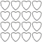 20Pcs 304 Stainless Steel Split Key Rings, Keychain Clasps, Heart, Stainless Steel Color, 31x31x3mm, Inner Diameter: 25x23mm