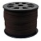 Faux Suede Cords, Faux Suede Lace, Coconut Brown, 5x1.5mm, 100yards/roll(300 feet/roll)