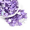Transparent & Opaque Acrylic Beads, Mixed Shapes, Medium Purple, 7.5~24.5x7.5~32.7x2.5~12.5mm, Hole: 0.5~3mm