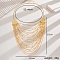 Brass Multi-Layer Chain Necklace for Women