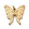 304 Stainless Steel Pendants,  with Jump Ring, Ion Plating(IP), Real 18K Gold Plated, Butterfly, 14x15x1.5mm, Hole: 2.5mm
