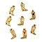 304 Stainless Steel Enamel Pendants, Boot Charms, Ion Plating(IP), Real 18K Gold Plated, with Jump Ring, Mixed Color, 18x11.5x2.5mm, Hole: 3.2mm