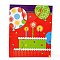 Birthday Theme Rectangle Paper Bags, with Handles, for Gift Bags and Shopping Bags, Cake Pattern, 26x10x32cm