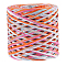 Raffia Paper Cords, for DIY Jewelry Making, Dark Orange, 3~5.5mm, about 218.72 Yards(200m)/Roll