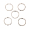 Brass Linking Rings, Flat Ring, Rack Plating, Long-Lasting Plated, Lead Free & Cadmium Free, Platinum, 18x1mm, Inner Diameter: 14.5mm