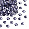 Preciosa® MAXIMA Crystal No Hotfix Flatback Stones, Czech Crystal, Dura Foiling, Round(438 11 615 Chaton Rose), 20410 Tanzanite, SS10(2.7~2.9mm)