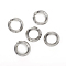 Tarnish Resistant 304 Stainless Steel Jump Ring, Open Jump Rings, Stainless Steel Color, 10 Gauge, 14x2.5mm, Inner Diameter: 9mm