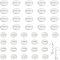 400Pcs 2 Styles 304 Stainless Steel Connector Charms, Oval, Stainless Steel Color, 5~7x4~5x0.5mm, 200pcs/style