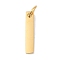 Ion Plating(IP) 304 Stainless Steel Pendants, with Jump Ring, Manual Polishing, Rectangle Charm, Stamping Blank Tag, Golden, 15x3x1.5mm, Hole: 3mm