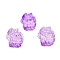 Glass Beads, Fox, Medium Purple, 20x19x15mm, Hole: 1.2mm