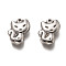 Non-Tarnish 201 Stainless Steel Pendants, Cat, Stainless Steel Color, 15.5x11x3.5mm, Hole: 1.5mm