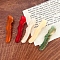Resin Alligator Hair Clips, Hair Accessories for Woman Girls, Wave, Mixed Color, 68.4mm