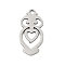 201 Stainless Steel Pendants, Owl Charms, Stainless Steel Color, 18x9x1mm, Hole: 1.4mm