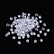 Plastic Ear Nuts, Soft Clear Earring Backs Safety Bullet Clutch Stopper, Clear, 4x4mm, Hole: 1mm