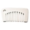 304 Stainless Steel Pendants, Comb Charms, Anti-Tarnish, Stainless Steel Color, 26.5x50.5x1.5mm, Hole: 5.5mm