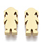 304 Stainless Steel Beads, Girl, Golden, 12x6x3mm, Hole: 2mm