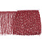 OLYCRAFT 5.5 Yards Sequin Tassel Fringe 7.9 Inch Paillette Fringe Trim Purple Tassel Lace Trim Chainette Sewing Lace Trim Chainette Tassel Fringe for Sewing Craft Dress Costume Embellishments