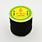 Round String Thread Polyester Fibre Cords, Black, 0.8mm, about 109.36 yards(100m)/roll