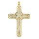 Подвески из кубического циркония с покрытием из латуни KK-U029-02G-02-1