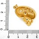 Латунные микро проложить кубического циркония подвески KK-K339-11G-01-3