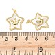 Подвески из латуни из натуральных ракушек KK-L239-036G-3