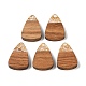Подвески из смолы и дерева WOOD-S061-02H-1