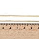 Ожерелья с цепочкой из латуни NJEW-K123-11G-4