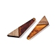 Подвески из смолы и дерева WOOD-F015-15G-2