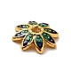 Многолепестковые колпачки из эмали из сплава FIND-G029-02G-01-3