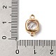Подвески из латуни и прозрачного стекла KK-C062-102G-3