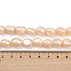 Нити из натурального культивированного пресноводного жемчуга PEAR-P064-20L-02B-5