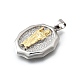 Латунные подвески KK-V013-02GP-01-2