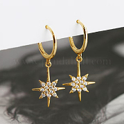 Серьги-кольца star s925 из стерлингового серебра HL7494-1