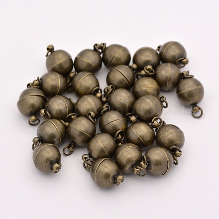 Латунные магнитные застежки с петлями KK-MC022-AB-NF-1