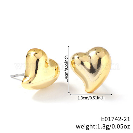 Геометрические блестящие пластиковые серьги-гвоздики FD4896-21-1