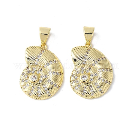 Латунные микро проложить кубического циркония подвески KK-F892-02G-1