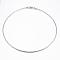 Non-Tarnish 304 Stainless Steel Snake Chain Necklaces, with Lobster Clasps, Stainless Steel Color, 17.72 inch(45cm), 2mm