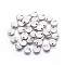Non-Tarnish 304 Stainless Steel Charms, Stamping Blank Tag, Flat Round, Stainless Steel Color, 8x1mm, Hole: 1.4mm