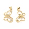Brass Micro Pave Cubic Zirconia Pendants, Cadmium Free & Lead Free, Hollow Butterfly Charms, Golden, 28x19x3mm, Hole: 5x3mm