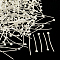 Brass Ball Head Pins, Cadmium Free & Lead Free, Silver, 20x0.5mm, 24 Gauge, Head: 2mm, about 9580~10000pcs/bag