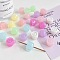 Transparent Acrylic Beads, Imitation Jelly, Cup, Mixed Color, 14.7x20x16.5mm, Hole: 3.8mm