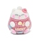 Flocky Resin Pendants, Maneki-neko with Word Lucky, Red, 38x33x28mm, Hole: 3mm