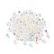 Electroplate Glass Beads, AB Color Plated, Bicone, Clear, 5x5x4mm, Hole: 1.2mm, 576pcs/bag