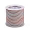 11M Polyester Braided Cord with Cotton Core, Pink, 2.5mm, about 10.0465 Yards(11m)/Roll