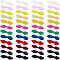 NBEADS 9 Sets Zinc Alloy Chinese Knots Frog Buttons, 3 Styles Flower Rhinestone Sewing Fasteners Closure Bowknot Cheongsam Buttons for DIY Sewing Coats Cloak Sweater, 3 Colors