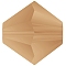 Preciosa® Crystal Beads, Czech Crystal, Bicone(451 69 302 Rondelle), 10330 840 Lt.Col.Topaz Matt, 4mm, Hole: 0.8mm