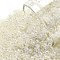 TOHO Round Seed Beads, Japanese Seed Beads, (663) Cream Opal Luster, 11/0, 2.2mm, Hole: 0.8mm, about 1111pcs/bottle, 10g/bottle