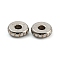 Non-Tarnish 304 Stainless Steel Beads, Flat Round, Stainless Steel Color, 6x2mm, Hole: 2mm