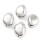 CCB Plastic Beads, Oval, Platinum, 17.5x13x8mm, Hole: 1.2mm, 442pcs/500g